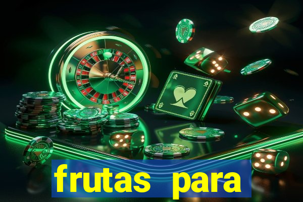 frutas para imprimir e recortar
